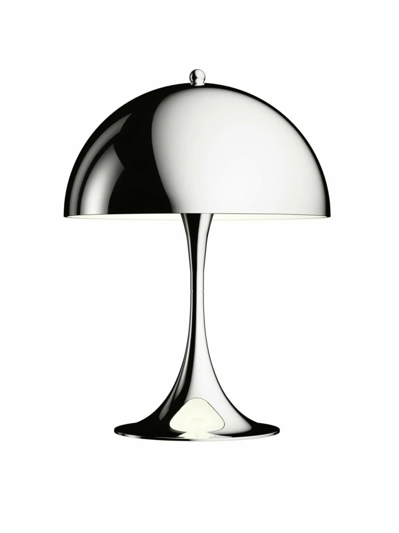 Pöytävalaisimet<Louis Poulsen Panthella Mini -pöytävalaisin CHROME (KROMI)