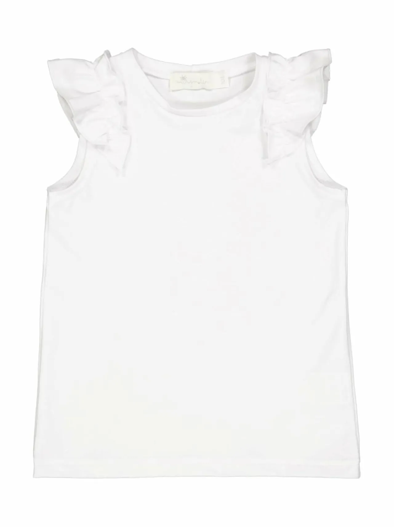 T-Paidat<MINGNELIN Party-frillapaita 000 WHITE