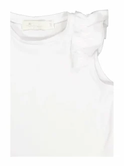 T-Paidat<MINGNELIN Party-frillapaita 000 WHITE