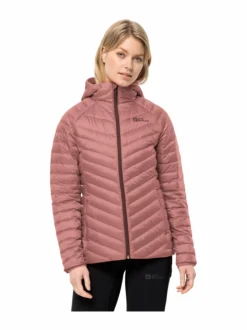 Urheilutakit<Jack Wolfskin PASSAMANI DOWN HOODY W BLUSH POWDER