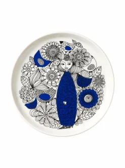 Lautaset & Kulhot<Arabia Pastoraali-lautanen 19 cm SINIVALKOINEN