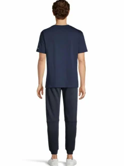 Paidat, Hupparit & Colleget<Columbia Path Lake t-paita 468 COLLEGIATE NAVY, CIRCULAR LINESCAPE