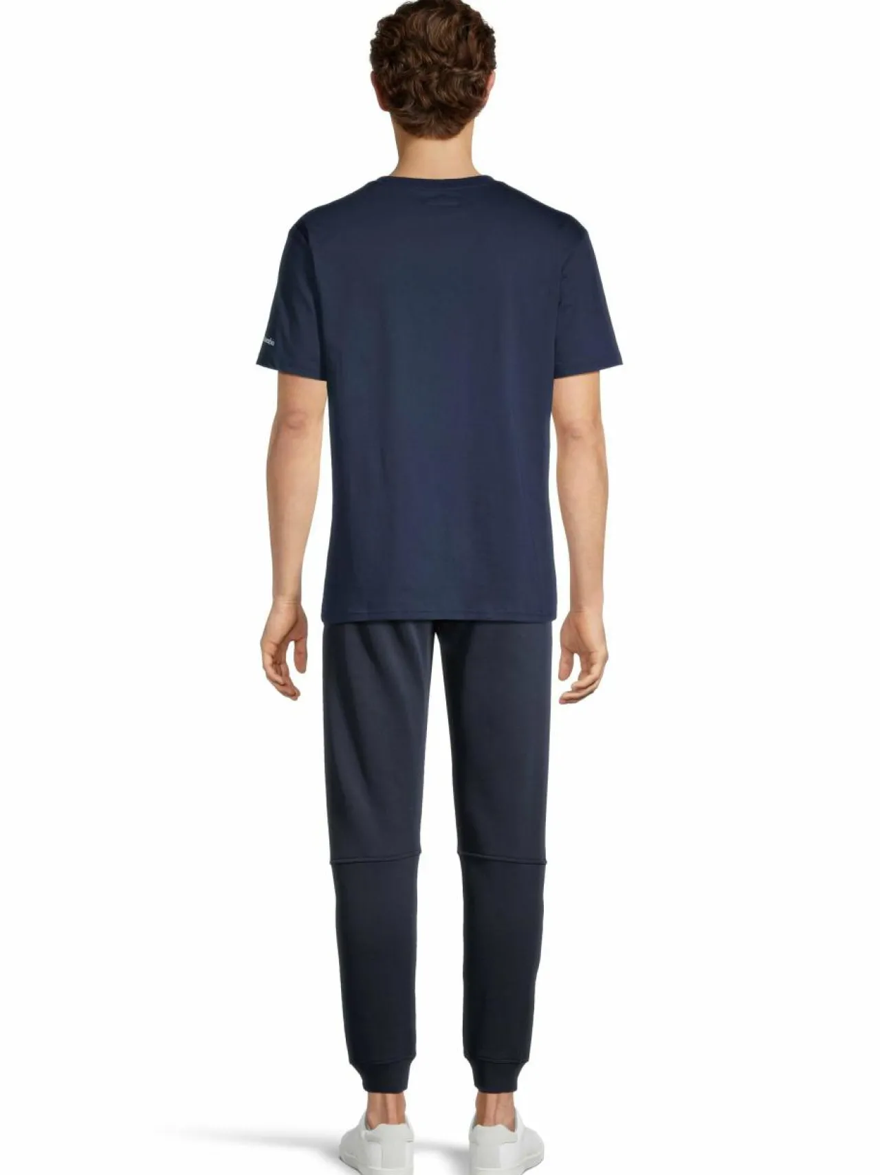 Paidat, Hupparit & Colleget<Columbia Path Lake t-paita 468 COLLEGIATE NAVY, CIRCULAR LINESCAPE