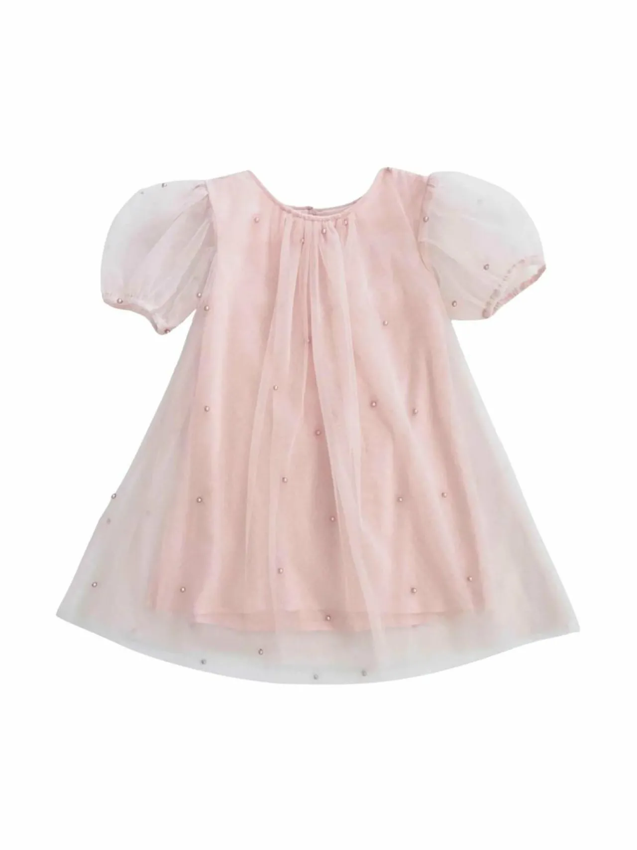 Mekot & Hameet<DOLLY by Le Petit Tom Pearl Tulle -juhlamekko 23 BALLET PINK