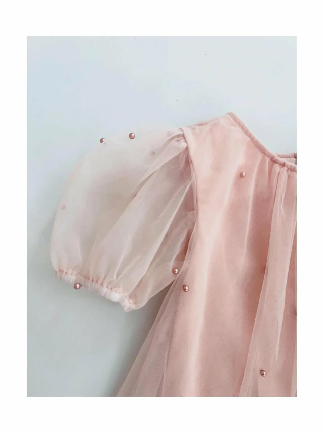 Mekot & Hameet<DOLLY by Le Petit Tom Pearl Tulle -juhlamekko 23 BALLET PINK