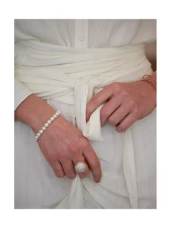 Korut<pfgSTOCKHOLM Pearls for girls-Vera Rannekoru WHITE