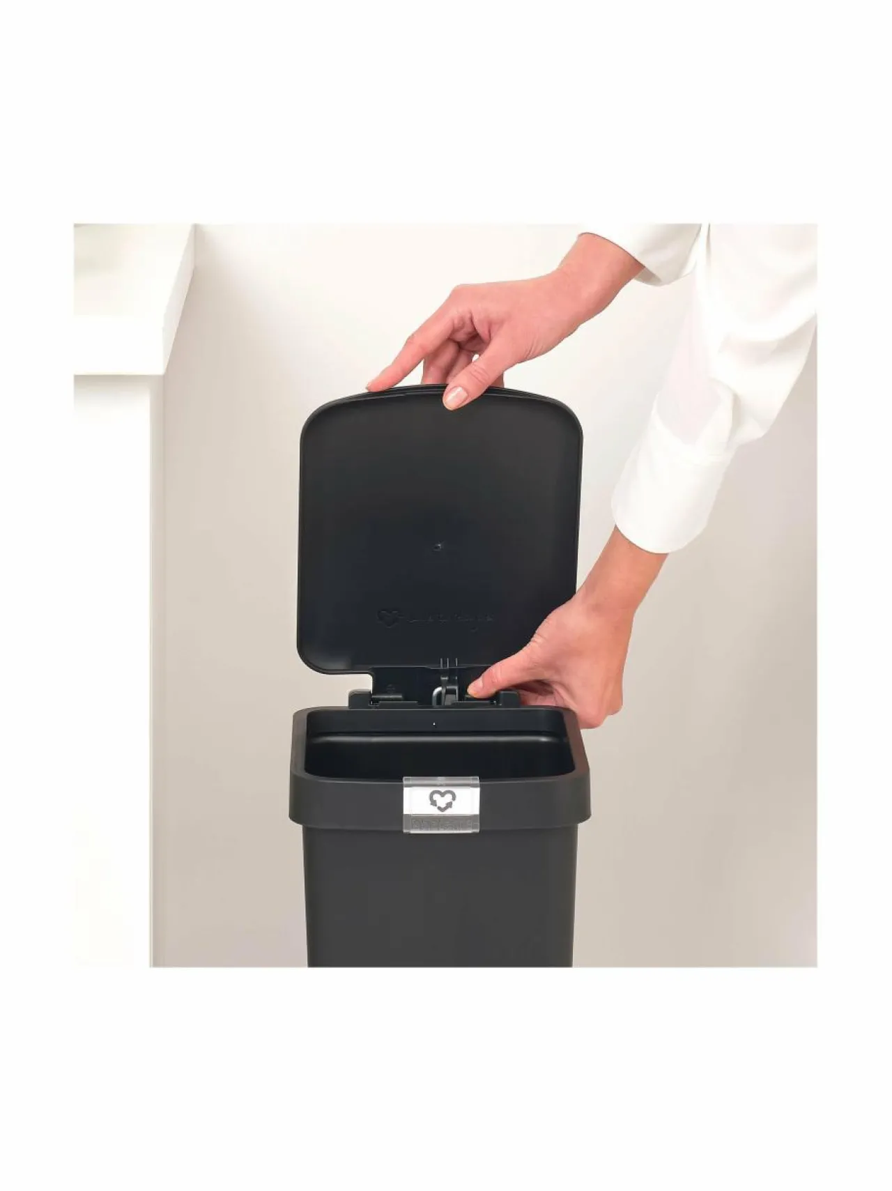 Roskakorit & -Pussit<Brabantia Pedal Bin StepUp -poljinroskakori 10 l DARK GREY