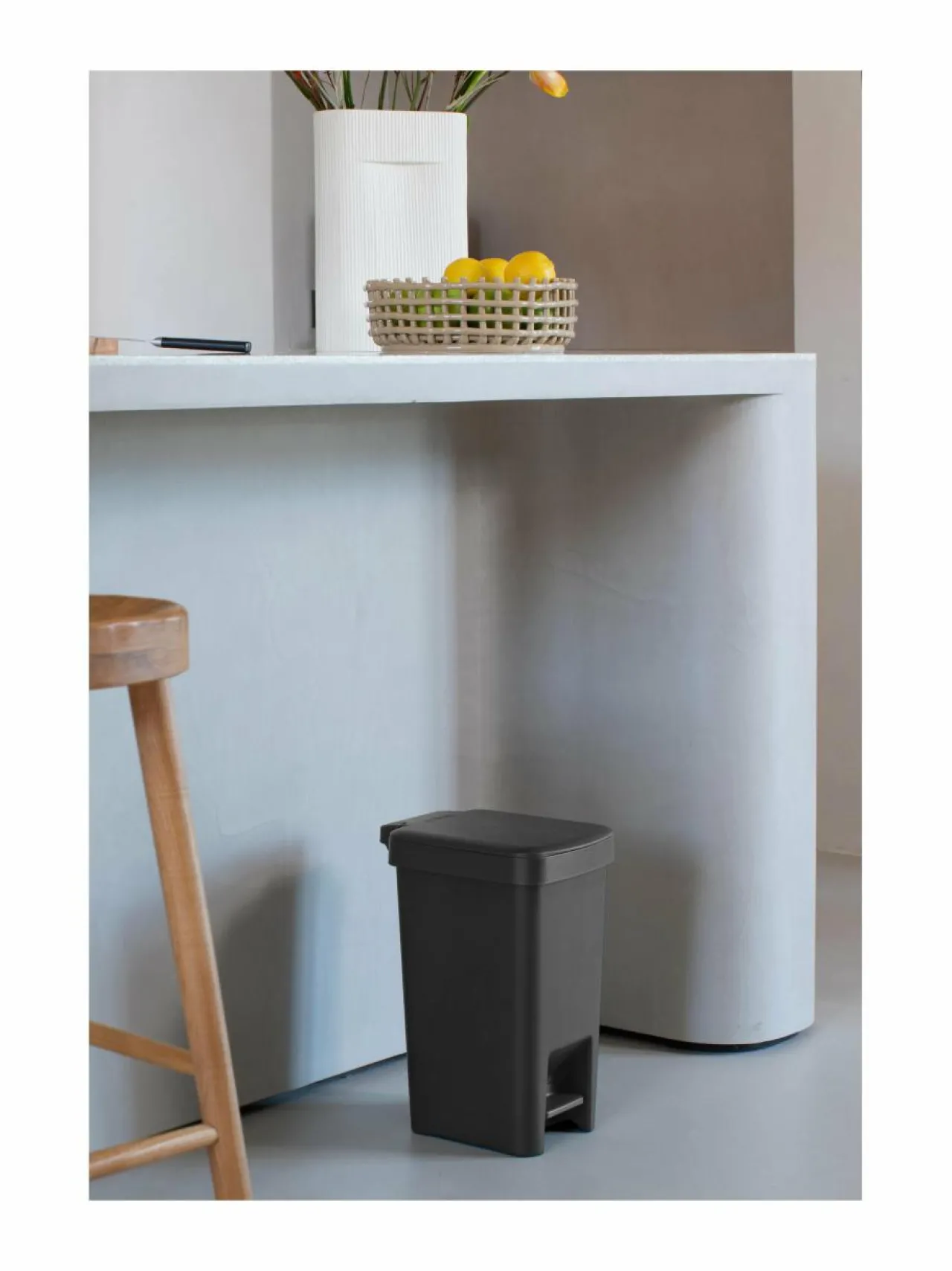 Roskakorit & -Pussit<Brabantia Pedal Bin StepUp -poljinroskakori 10 l DARK GREY