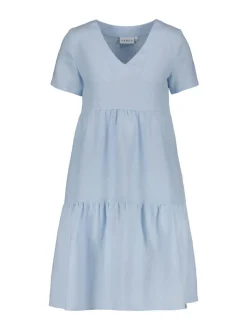 Nakoa Pellava Kerrosmekko, Sky Blue^ Mekot