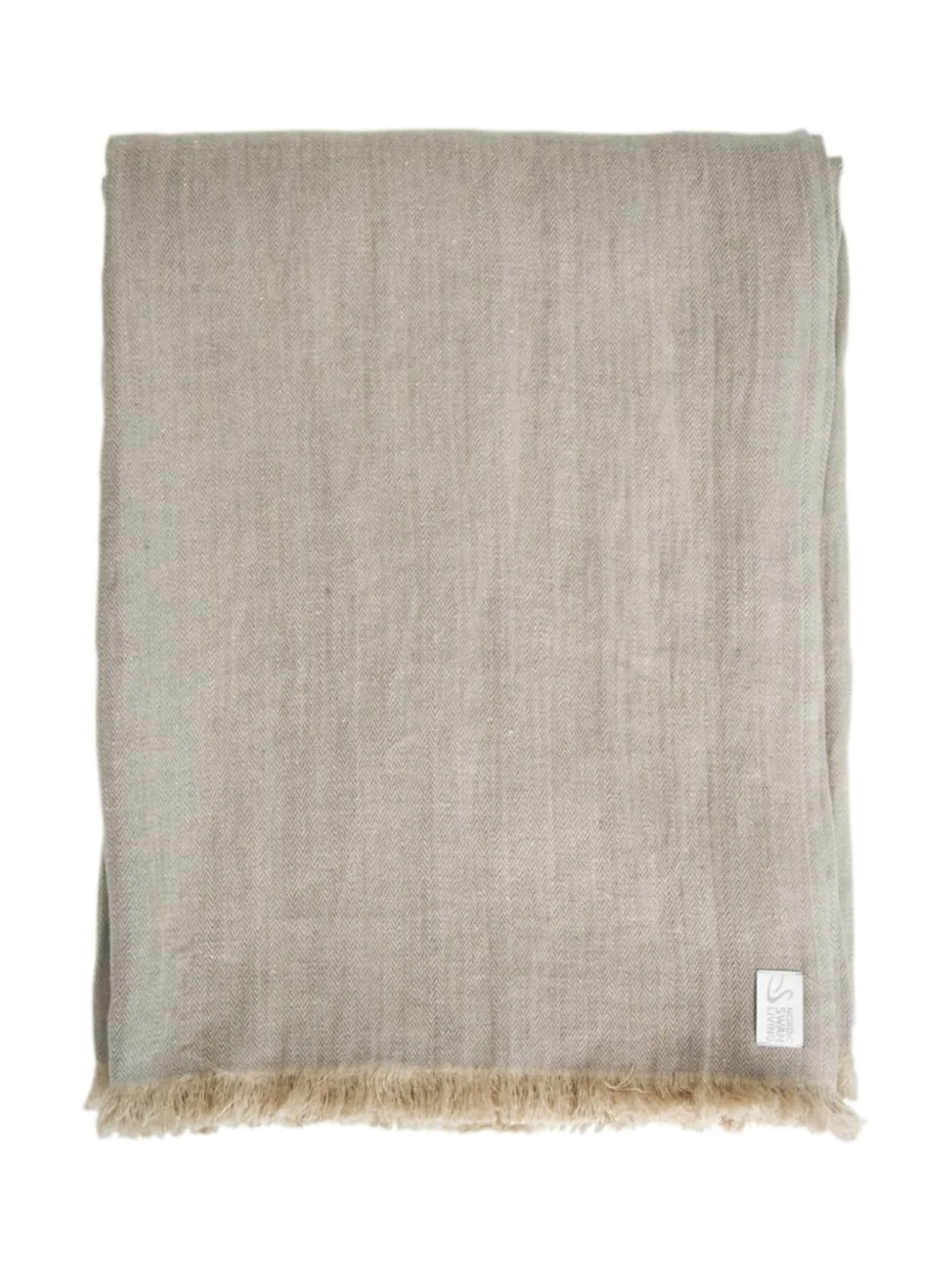 Huovat & Päiväpeitot<Nordic Swan Living Laine -torkkupeitto PELLAVA