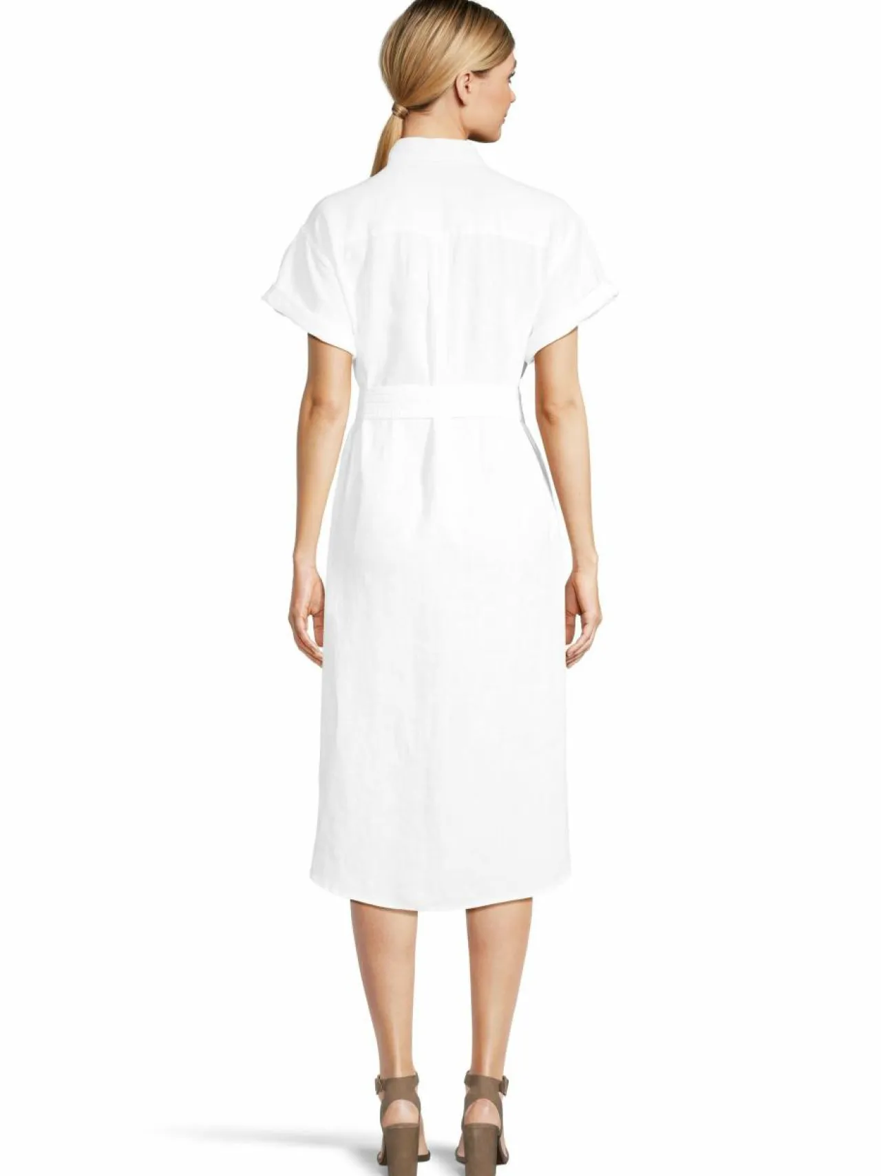 Mekot<Polo Ralph Lauren Pellavamekko 002 WHITE