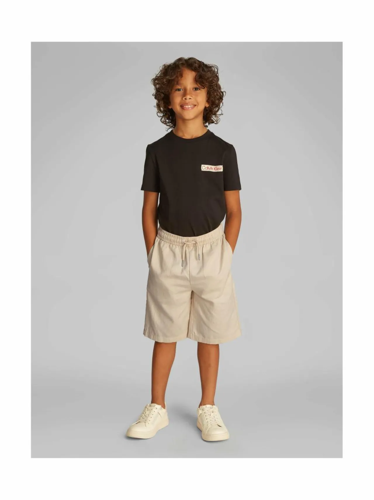 Calvin Klein Kids Pellavasekoiteshortsit^ Shortsit