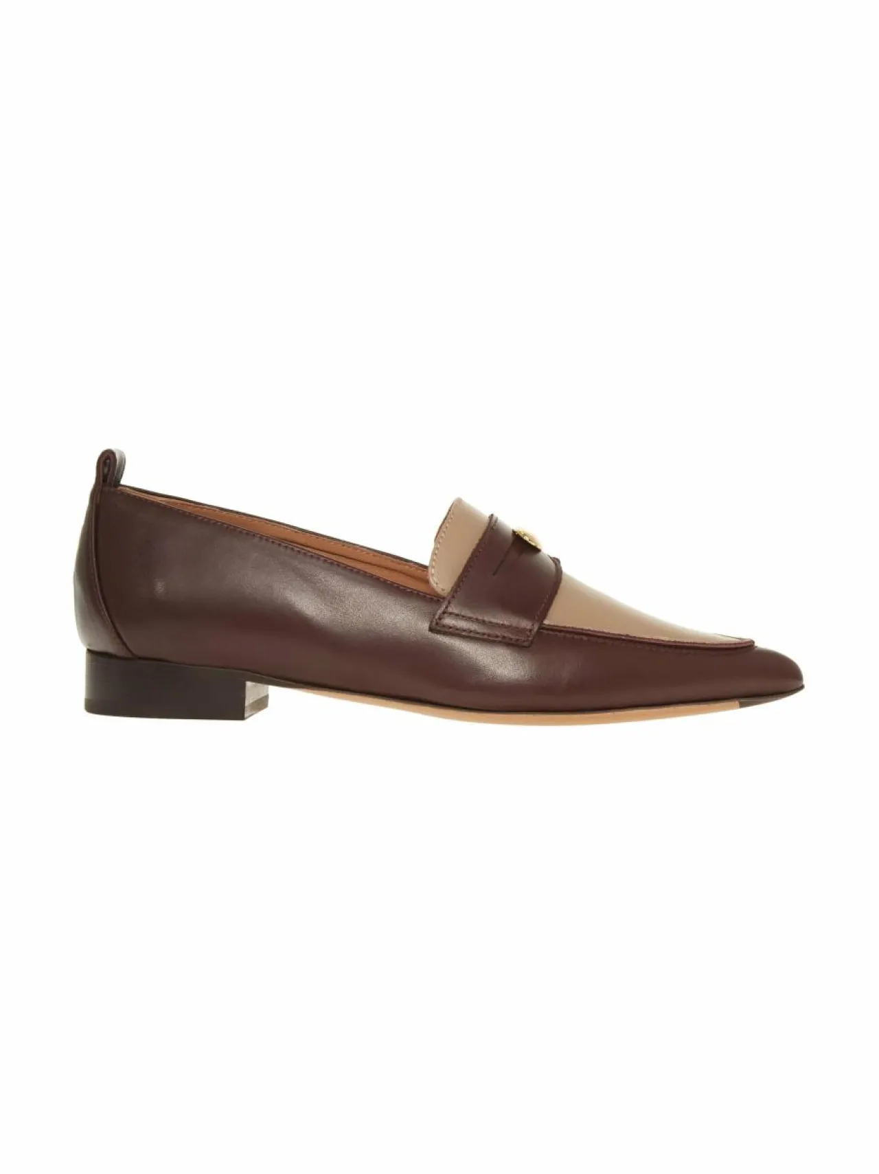 Kävelykengät & Loaferit<Flattered Penelope-nahkaloaferit 002 BURGUNDY/TAUPE