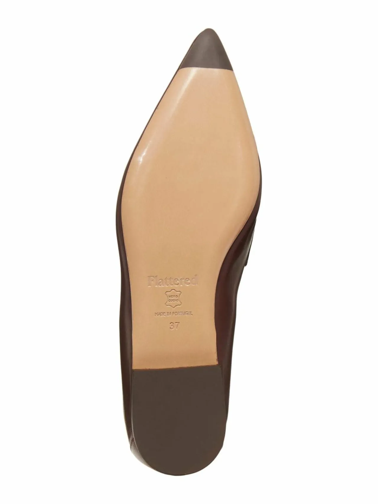 Kävelykengät & Loaferit<Flattered Penelope-nahkaloaferit 002 BURGUNDY/TAUPE