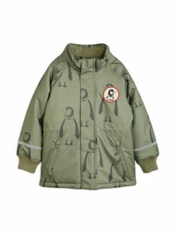 Ulkoiluvaatteet|Ulkoiluvaatteet<Mini Rodini Penguin-parkatakki GREEN