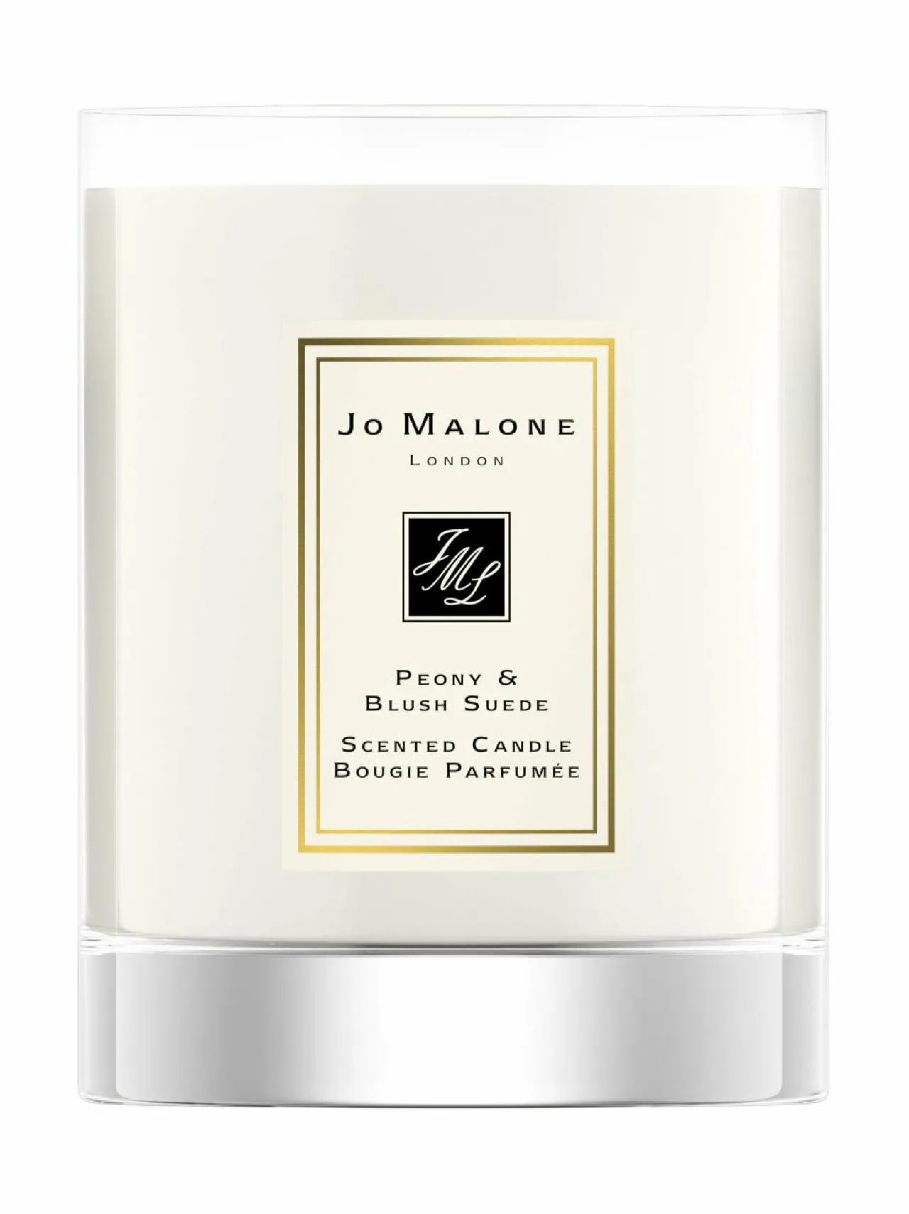 Jo Malone London Peony & Blush Suede Travel Candle -tuoksukynttilä 60 g^ Huonetuoksut & Tuoksukynttilät