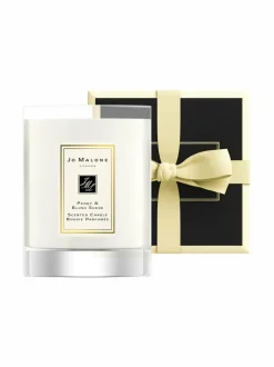 Jo Malone London Peony & Blush Suede Travel Candle -tuoksukynttilä 60 g^ Huonetuoksut & Tuoksukynttilät