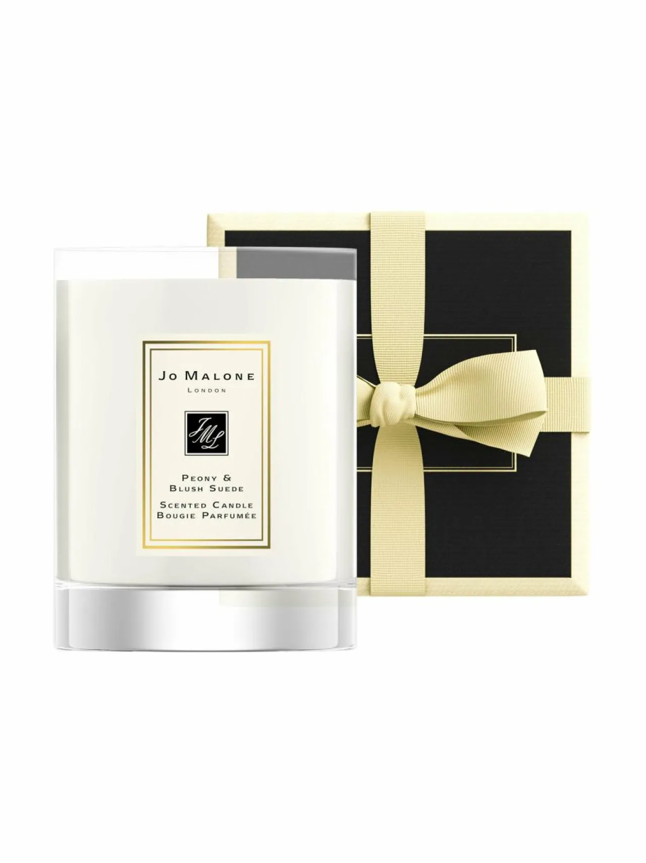 Jo Malone London Peony & Blush Suede Travel Candle -tuoksukynttilä 60 g^ Huonetuoksut & Tuoksukynttilät