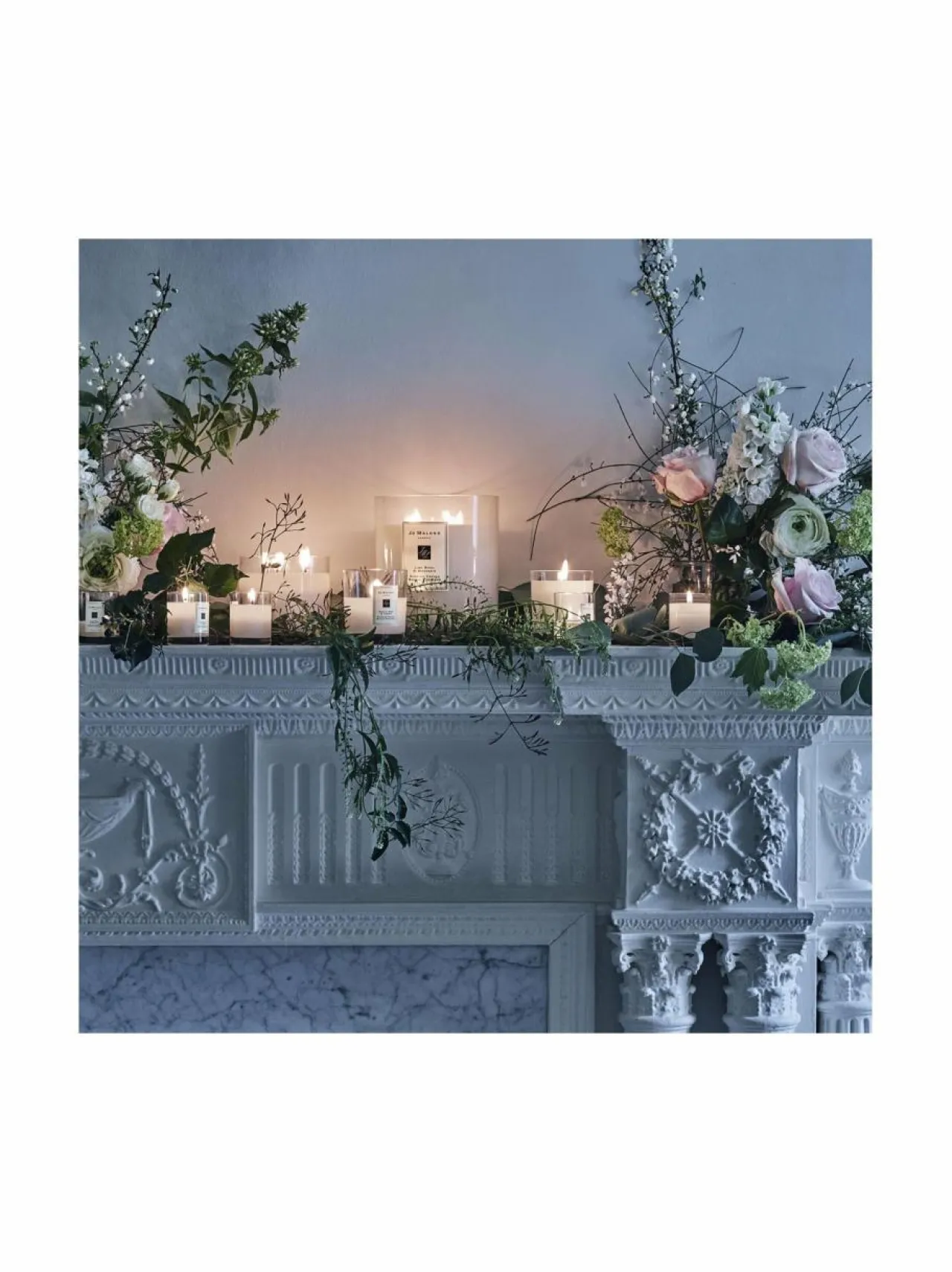 Jo Malone London Peony & Blush Suede Travel Candle -tuoksukynttilä 60 g^ Huonetuoksut & Tuoksukynttilät