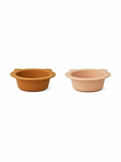 Lasten Ruokailu<Liewood Peony- kulho imukupilla 2 kpl 1189 MUSTARD/TUSCANY ROSE