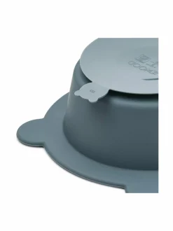 Lasten Ruokailu<Liewood Peony- kulho imukupilla 2 kpl 1744 WHALE BLUE / DOVE BLUE