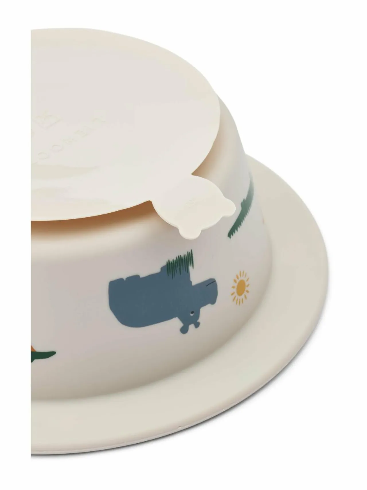 Lasten Ruokailu<Liewood Peony Printed Suction Bowl -ruokailukulho 2 kpl 1111 SAFARI SANDY MIX