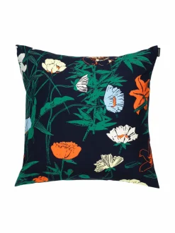 Sisustustyynyt<Marimekko Perenna-tyynynpäällinen 50 x 50 cm 562 DK.BLUE, GREEN, LEMON, ORANGE