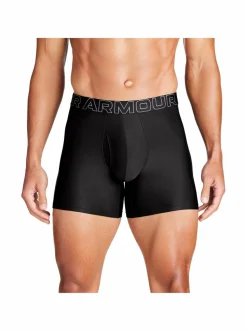 Urheilukerrastot & Alushousut|Alusasut<Under Armour Perfect Tech™ 6" -bokserit 3-pack 001 BLACK