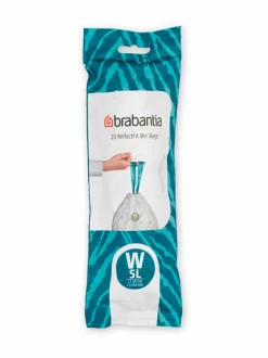 Brabantia PerfectFit W -roskapussit 5 l, 20 kpl^ Roskakorit & -Pussit
