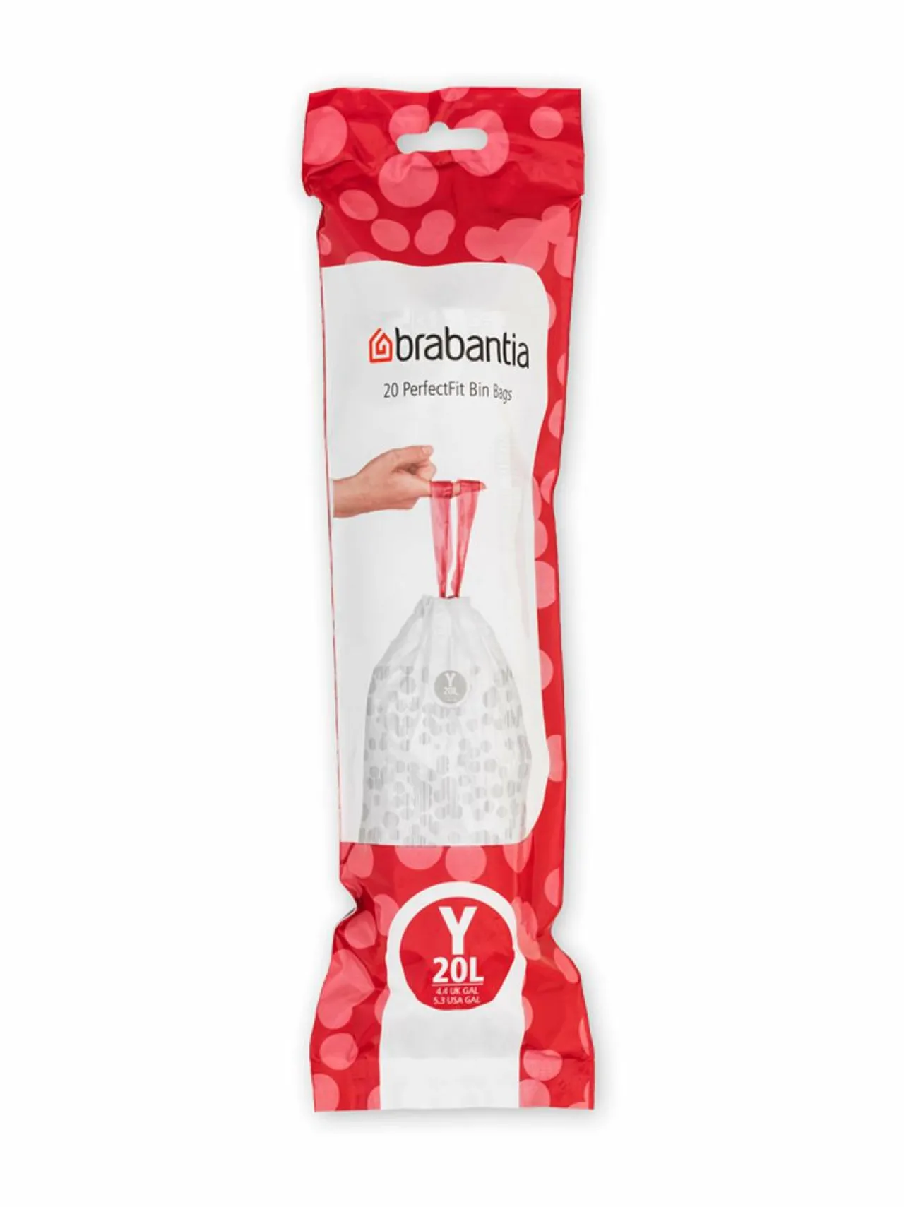 Brabantia PerfectFit Y -roskapussit 20 l, 20 kpl^ Roskakorit & -Pussit