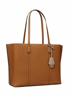 Shopperit<Tory Burch Perry Triple Compartment Tote -nahkalaukku LIGHT UMBER