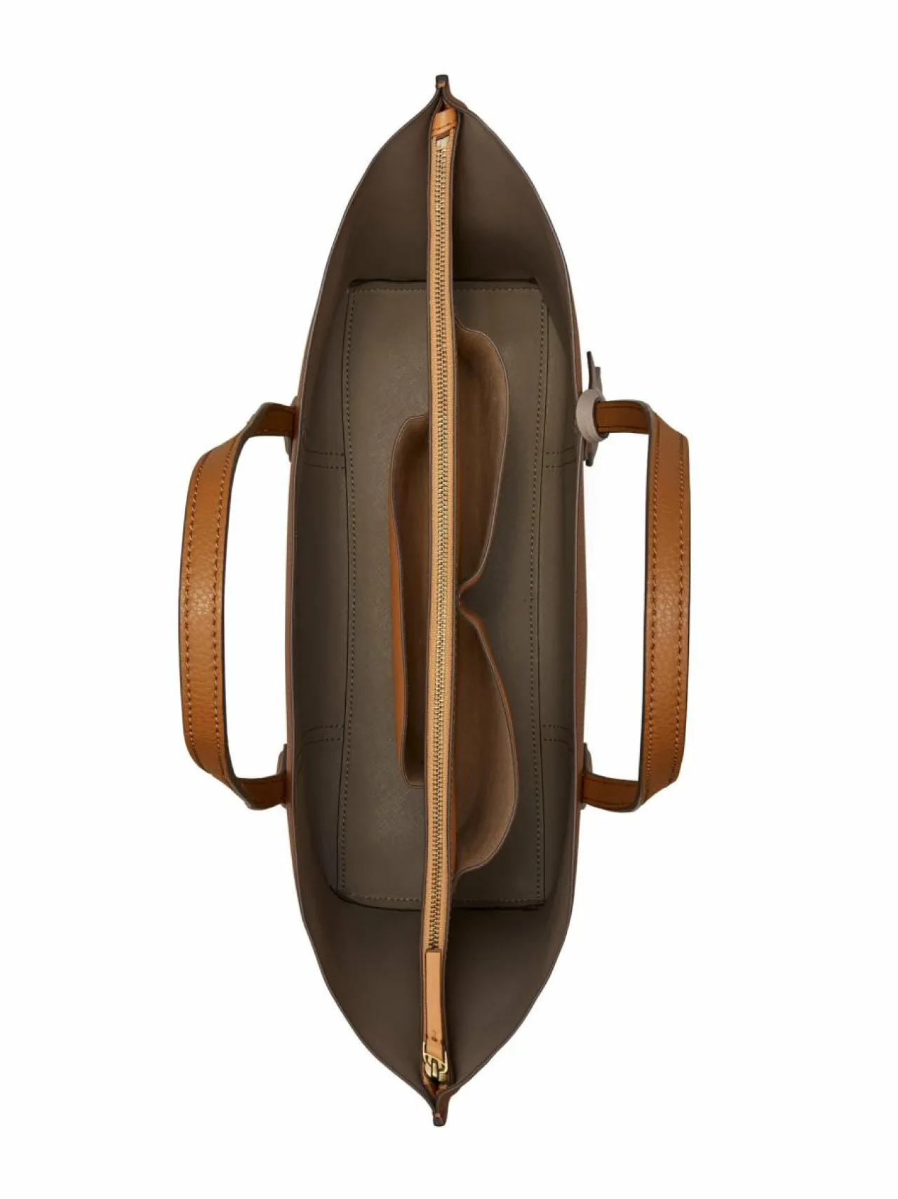Shopperit<Tory Burch Perry Triple Compartment Tote -nahkalaukku LIGHT UMBER