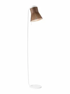 Lattiavalaisimet<Secto Design Petite -lattiavalaisin WALNUT