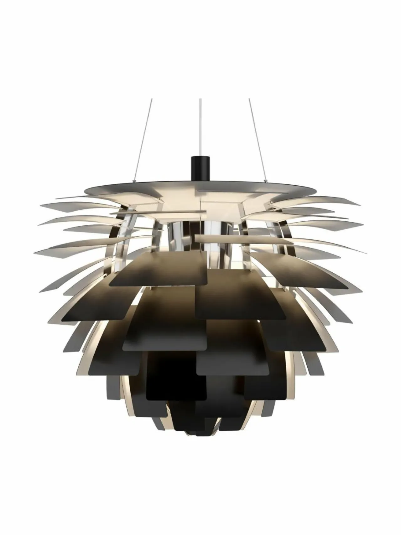 Kattovalaisimet<Louis Poulsen PH Artichoke -valaisin 840 mm BLACK