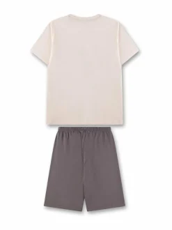 Yöasut & Kylpytakit<Sanetta Photo-shortsipyjama 1996 LIGHT BEIGE