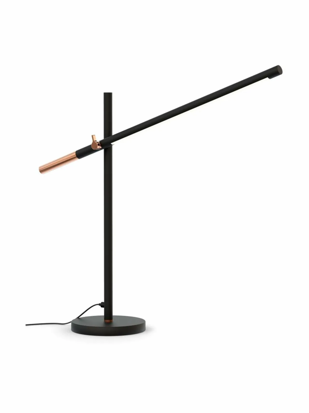 Pöytävalaisimet<Design by Grönlund Piano-pöytävalaisin 60 cm MUSTA/KUPARI