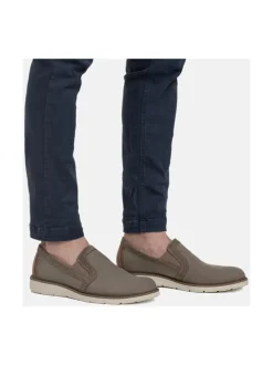 Kävelykengät & Loaferit<Pomar PIIPPO Miesten loaferit BEIGE TEXTILE/BROWN NAPPA