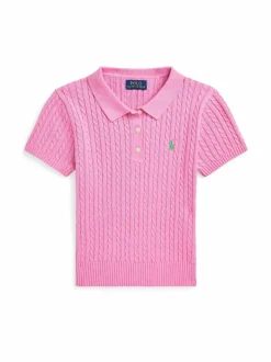 Neuleet<Polo Ralph Lauren Pikeeneule LAGUNA PINK/TILLER GREEN
