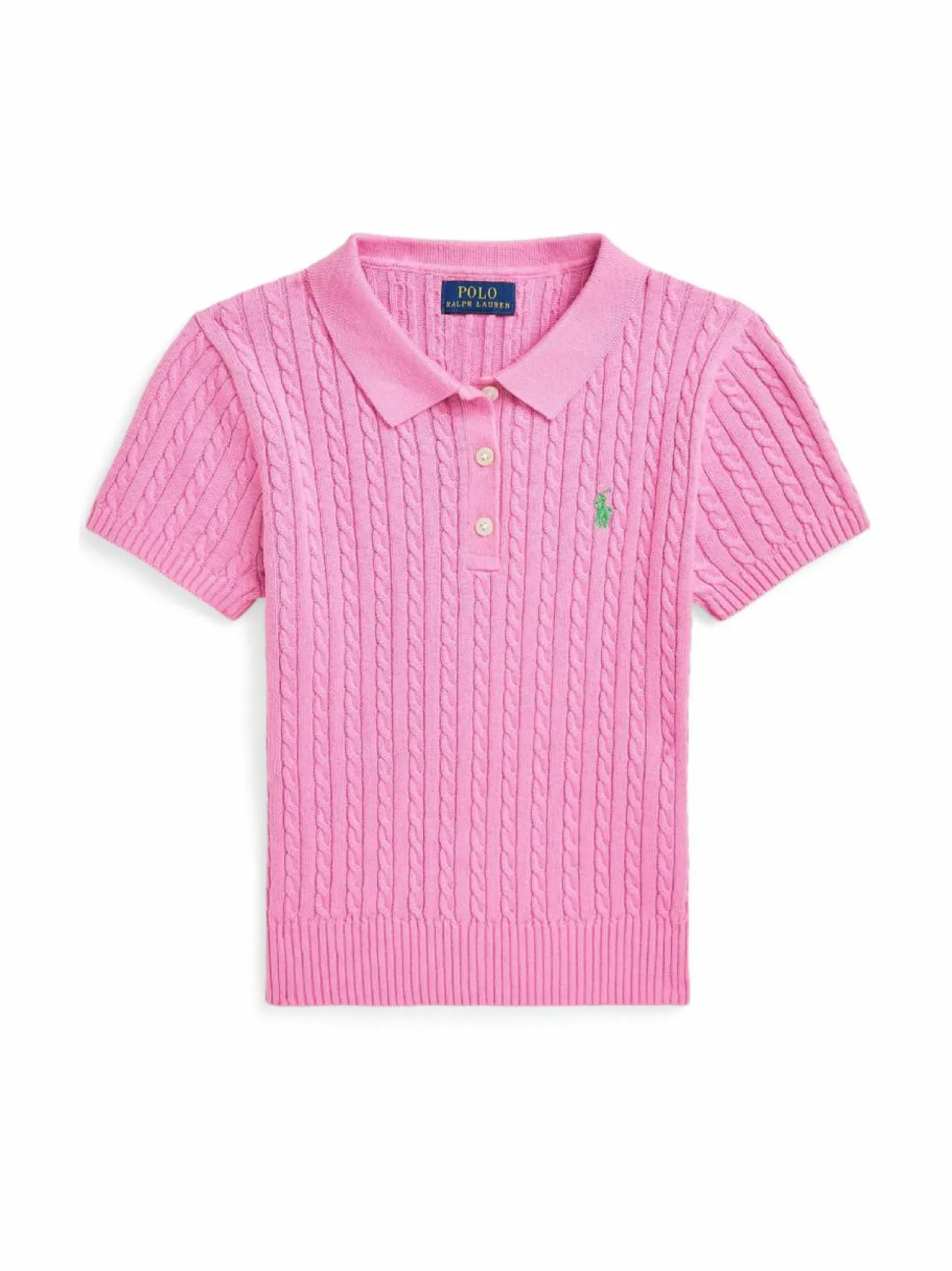 Neuleet<Polo Ralph Lauren Pikeeneule LAGUNA PINK/TILLER GREEN