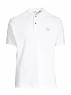 Paidat<Stone Island Pikeepaita V0001 WHITE