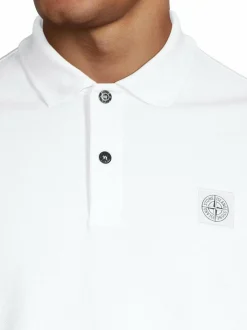 Paidat<Stone Island Pikeepaita V0001 WHITE