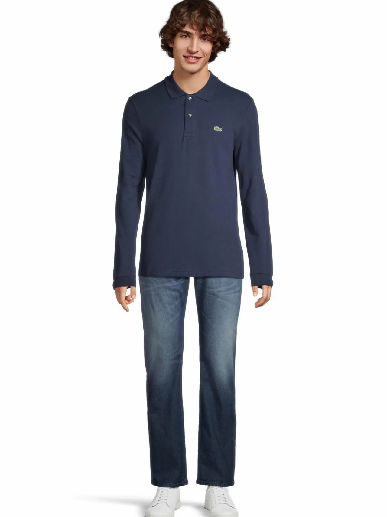 Paidat<Lacoste Pikeepaita 166 NAVY BLUE