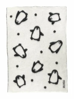 Pentik Pingviini-torkkupeitto 65 x 90 cm^ Huovat & Päiväpeitot