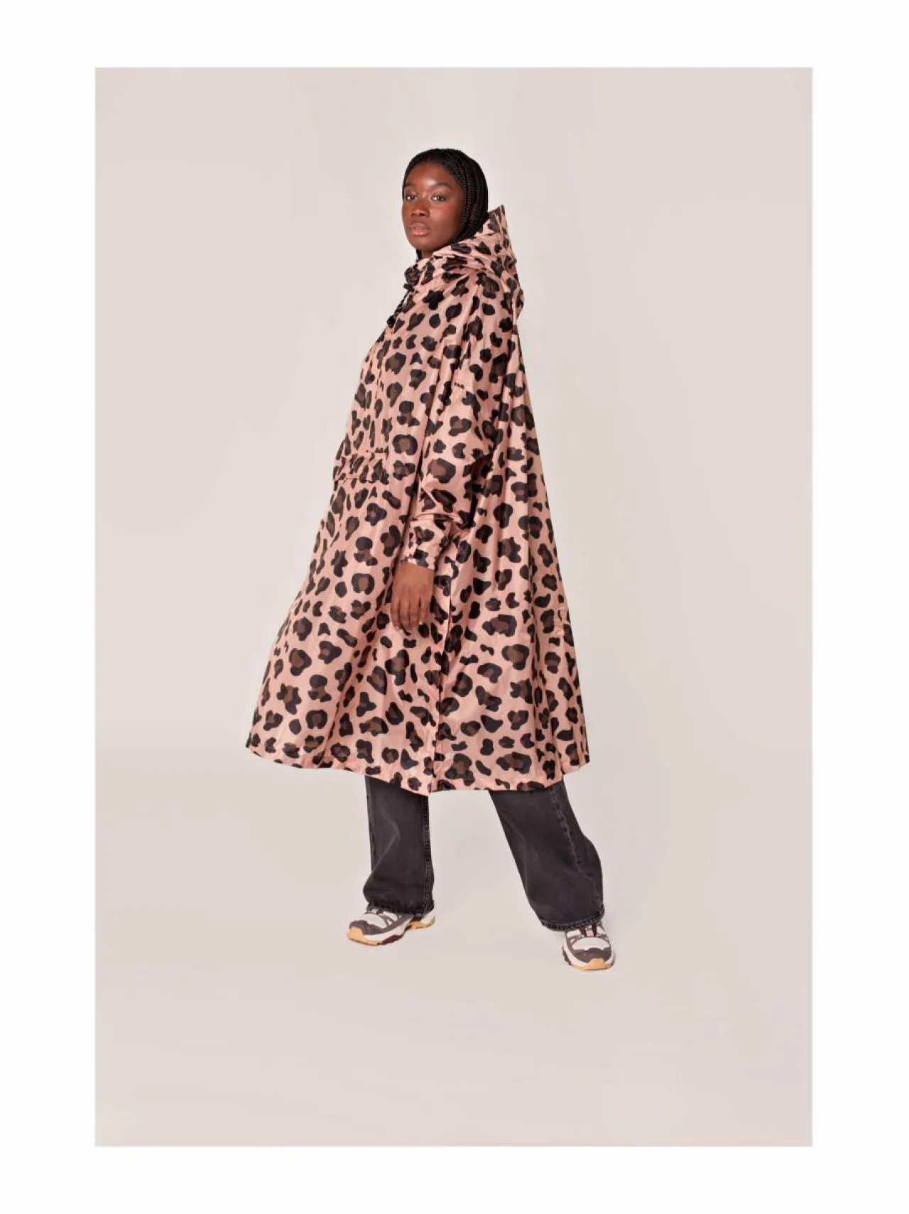 Takit<RAINKISS Panther -sadeponcho PINK