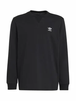 Pitkähihaiset Trikoopaidat<adidas Originals Pitkähihainen collegepaita BLACK