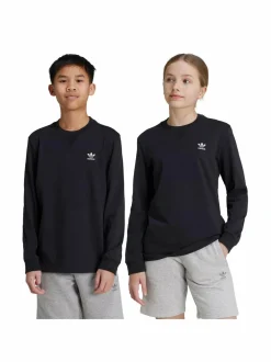 Pitkähihaiset Trikoopaidat<adidas Originals Pitkähihainen collegepaita BLACK
