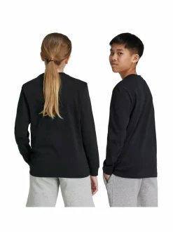 Pitkähihaiset Trikoopaidat<adidas Originals Pitkähihainen collegepaita BLACK