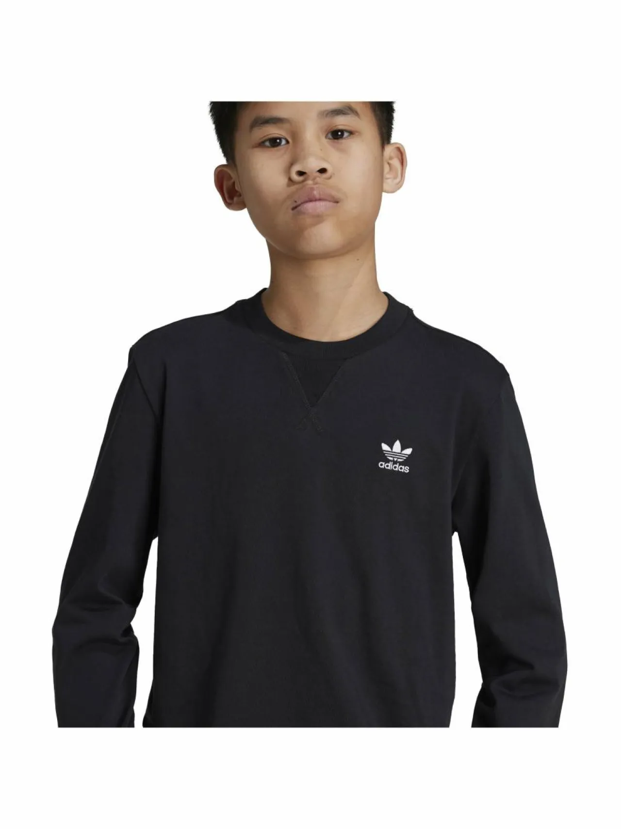 Pitkähihaiset Trikoopaidat<adidas Originals Pitkähihainen collegepaita BLACK