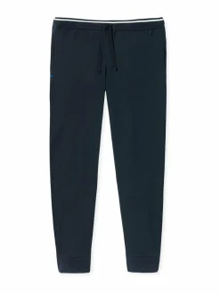 Pyjamat & Kylpytakit<Schiesser Pitkät lounge-trikoohousut 804 NIGHTBLUE