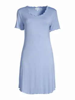 Yö- & Oloasut<Damella Plain Bamboo -yöpaita 287 BLUE